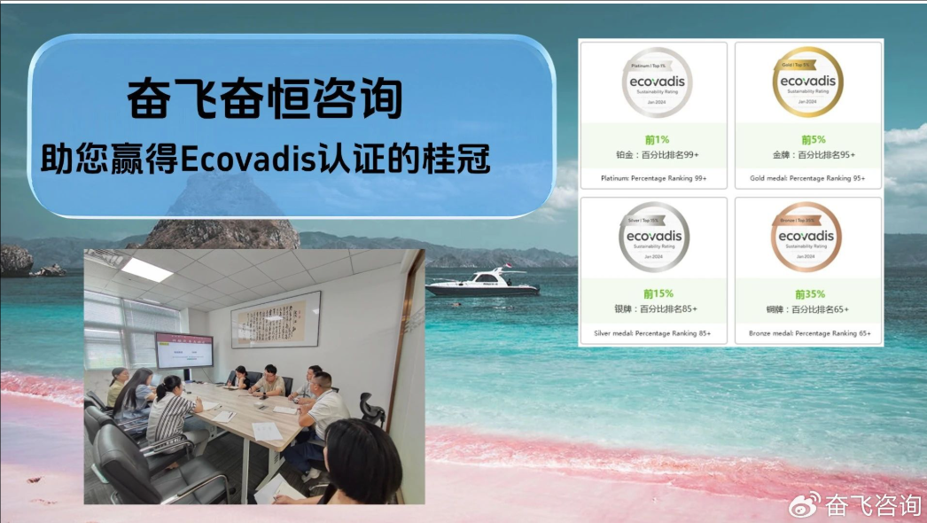 再创佳绩！上海某化学制药企业EcoVadis评估获73分!